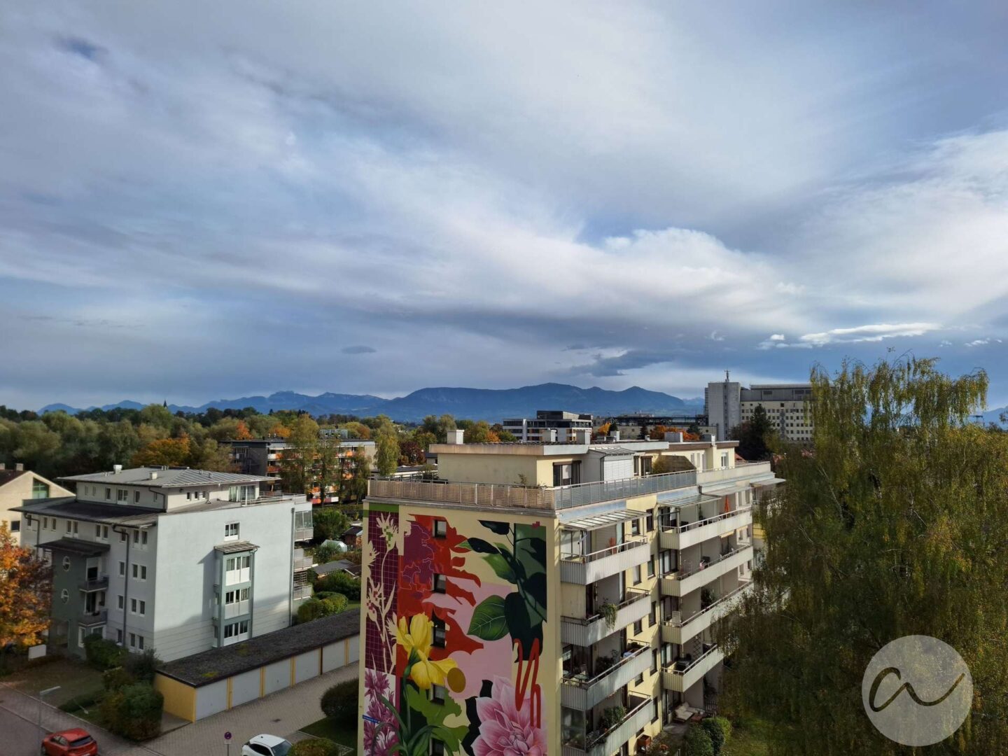 Sicht vom Balkon